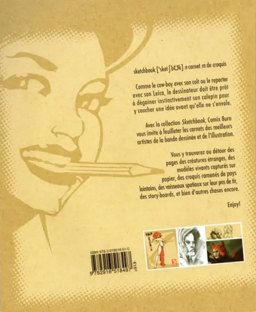 Verso de l'album Sketchbook - Comix Buro Sketchbook Valp