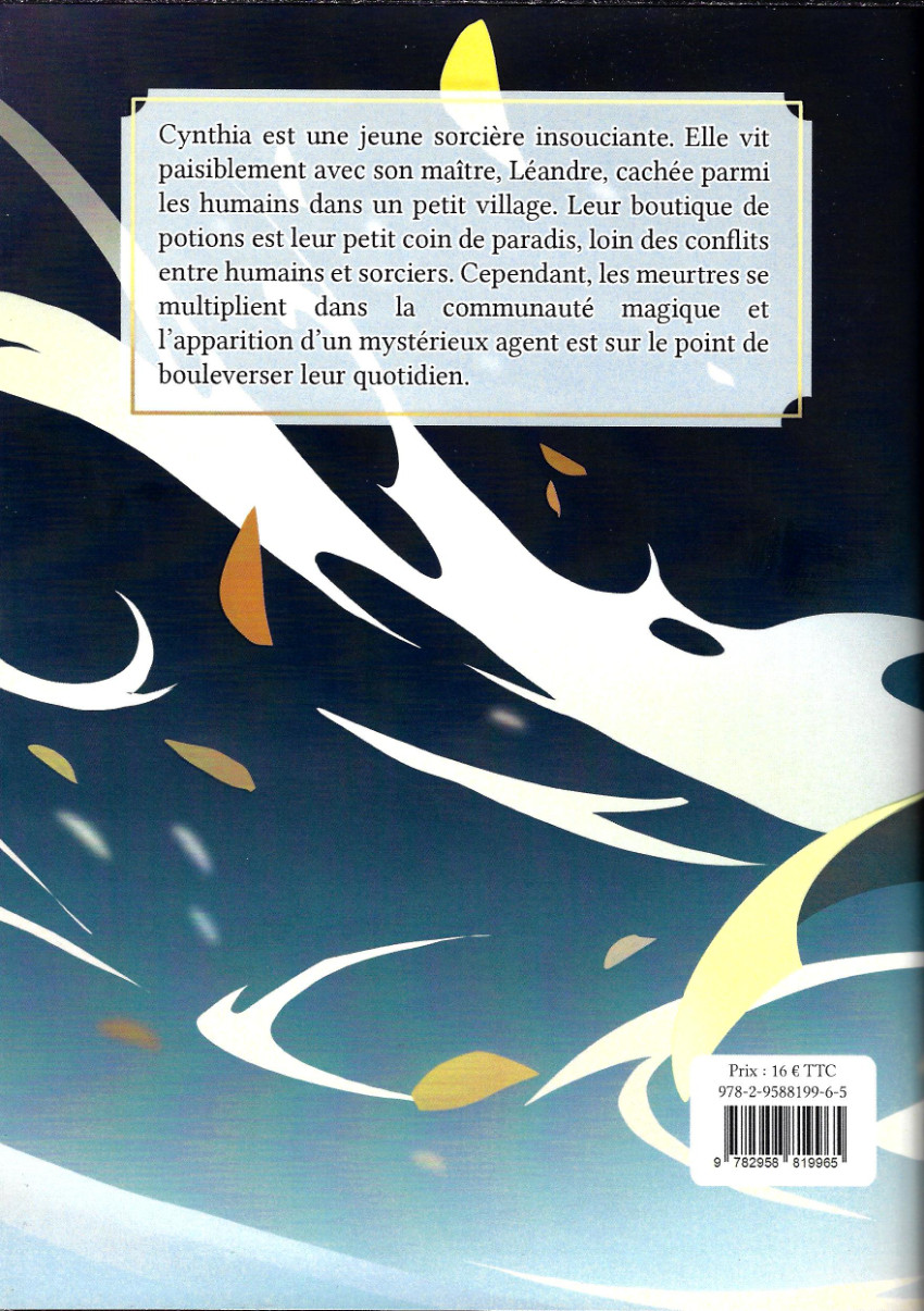 Verso de l'album Le cercle de L'étrange Tome 3