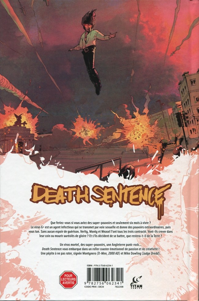 Verso de l'album Death Sentence