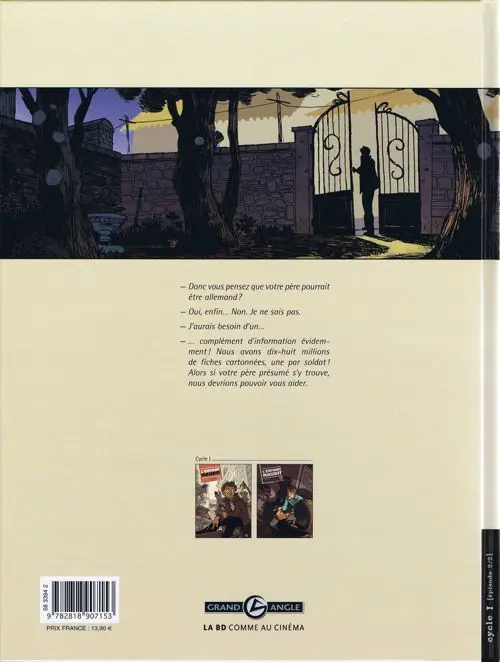 Verso de l'album L'Enfant maudit Tome 2 La Marque O