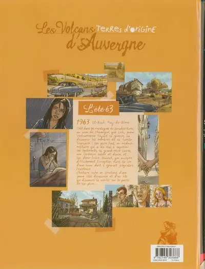 Verso de l'album L'Été 63 Tome 1
