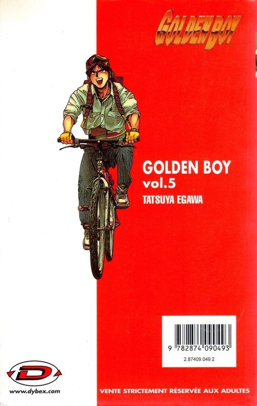 Verso de l'album Golden Boy Vol. 5