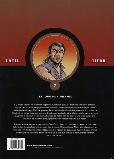 Verso de l'album Les Guerriers Tome 7 Le joug de l'infamie
