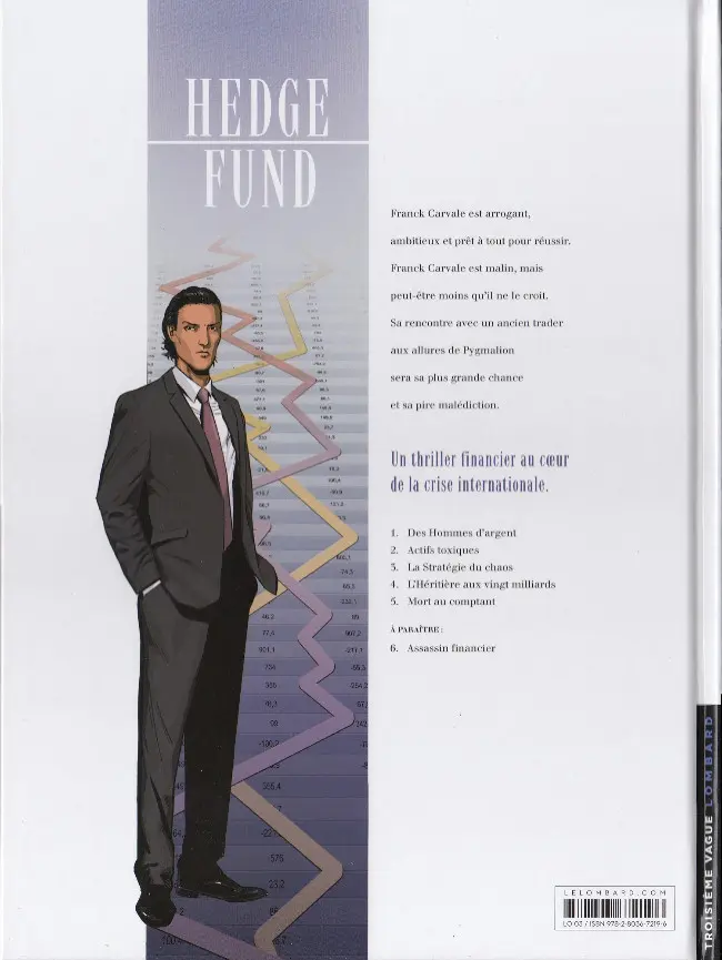 Verso de l'album Hedge Fund Tome 5 Mort au comptant