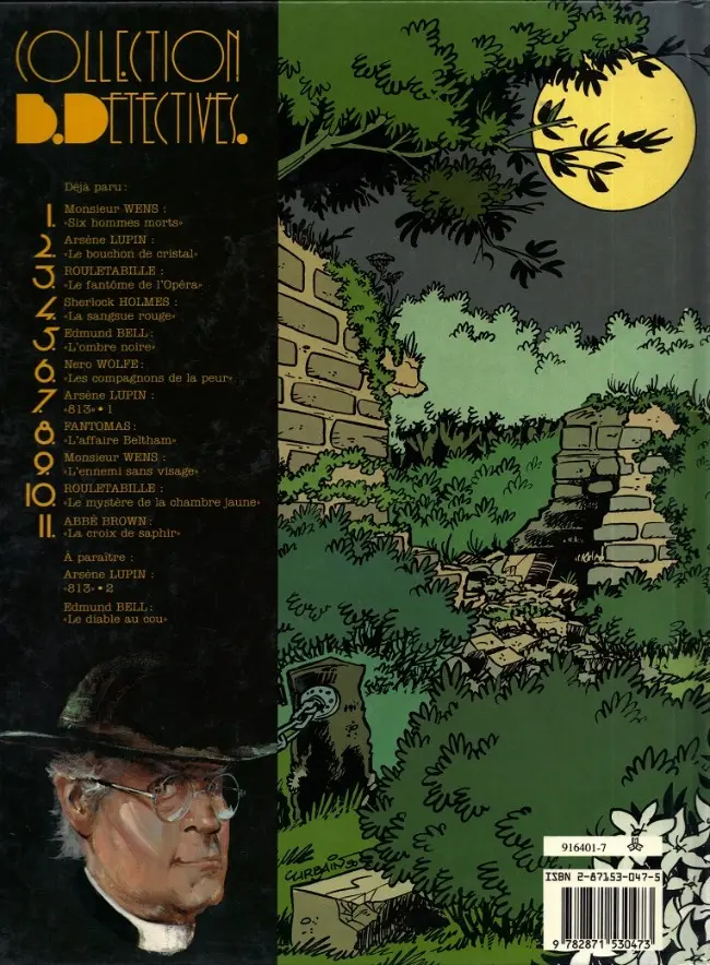 Verso de l'album Abbé Brown La croix de saphir