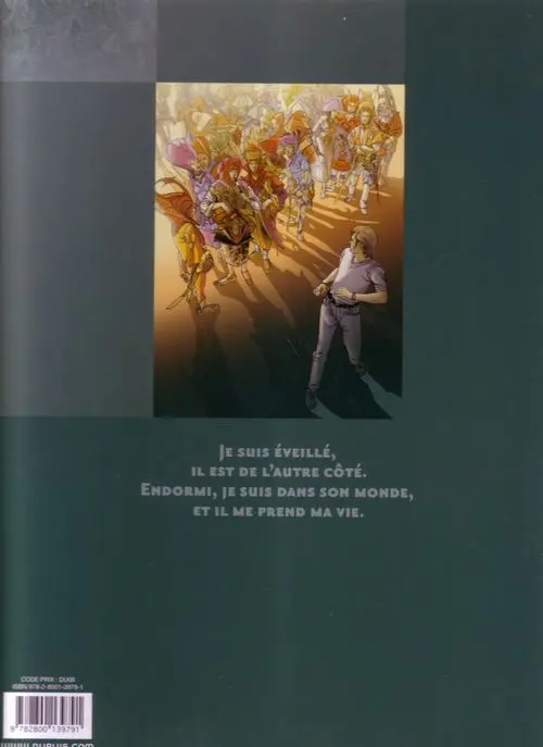 Verso de l'album Inversion Tome 1