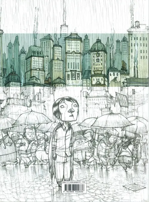Verso de l'album Le Jardin d'Hiver