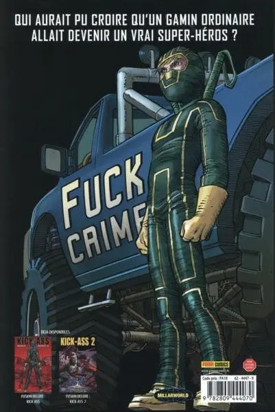 Verso de l'album Kick-Ass 3
