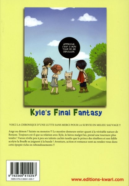 Verso de l'album Kyle's Final Fantasy 2