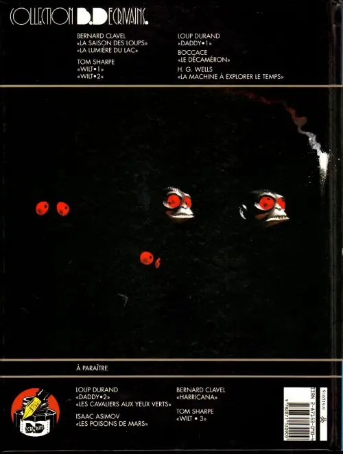 Verso de l'album La Machine à explorer le temps