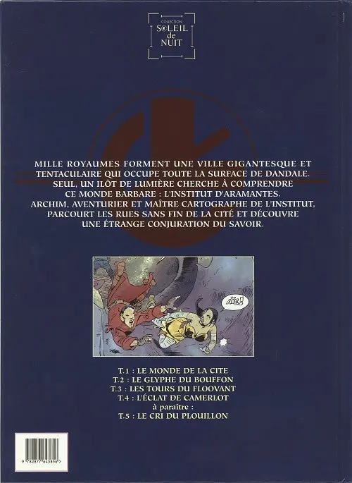 Verso de l'album Les Maîtres cartographes Tome 4 L'éclat de Camerlot