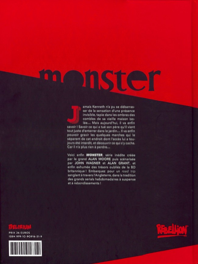 Verso de l'album Monster