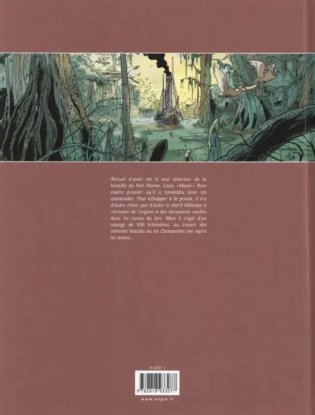 Verso de l'album Moses Rose Tome 1 La balade de l'Alamo
