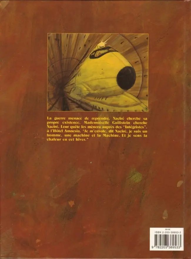 Verso de l'album Naciré et les machines Tome 3 Le berceau aux étoiles
