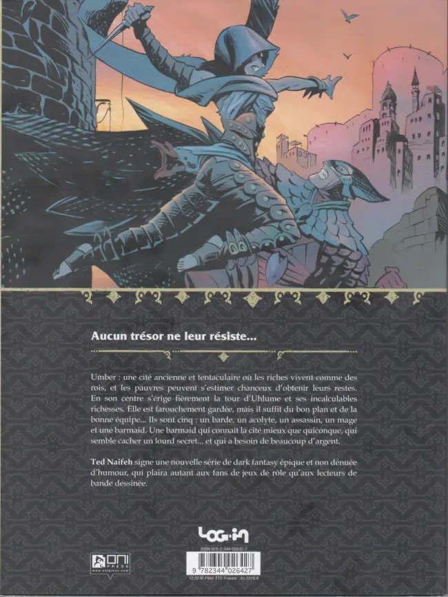 Verso de l'album Night's Dominion Volume 1