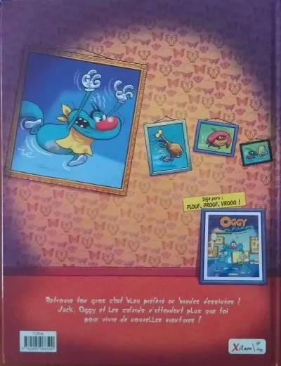 Verso de l'album Oggy et les cafards Tome 2 Crac, boom, miaouuu !