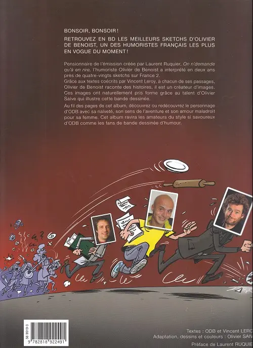 Verso de l'album Olivier de Benoist Tome 1 Le dernier rempart face à la dictature des femmes