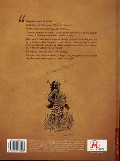 Verso de l'album Les Oubliés L'Ogre d'Ouganda