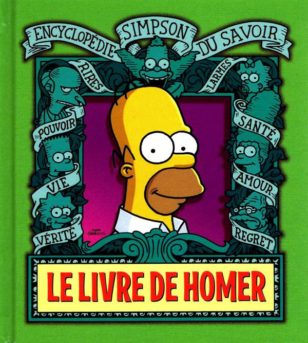 Couverture de l'album Simpson Le Livre de Homer