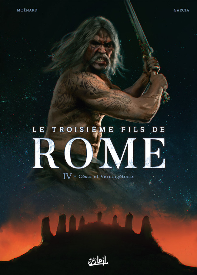 Couverture de l'album Le troisième fils de Rome Tome 4 César et Vercingétorix