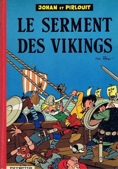 Couverture de l'album Johan et Pirlouit Tome 5 Le serment des vikings