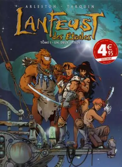 Couverture de l'album Lanfeust des Étoiles Tome 1 Un, deux... Troy