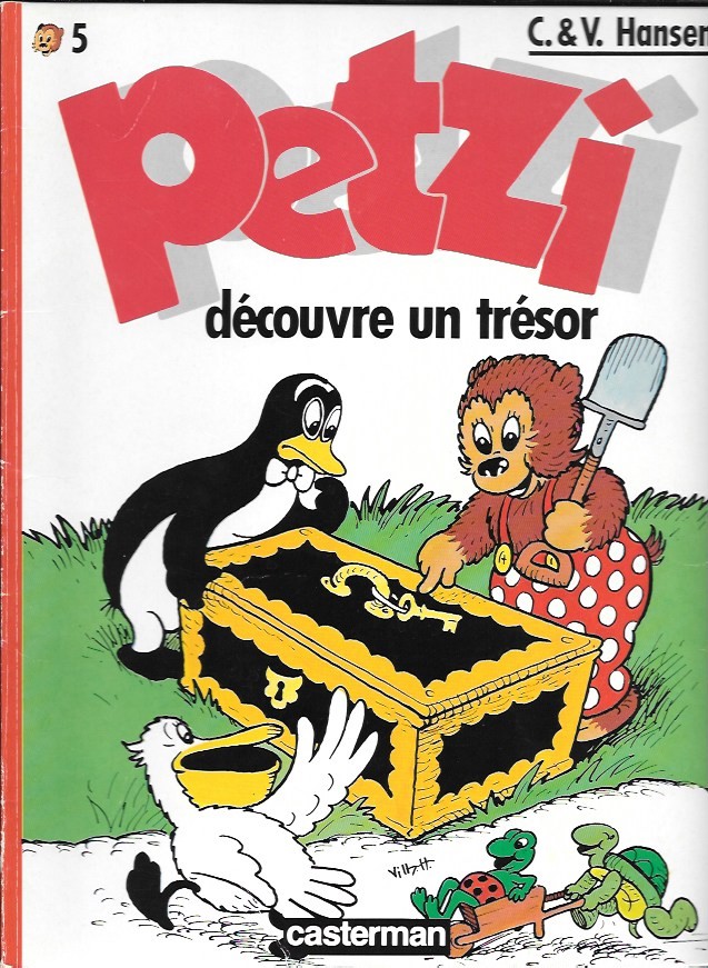 Couverture de l'album Petzi Tome 5 Petzi découvre un trésor