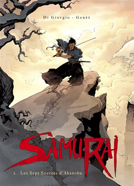 Couverture de l'album Samurai Tome 2 Les sept sources d'Akanobu