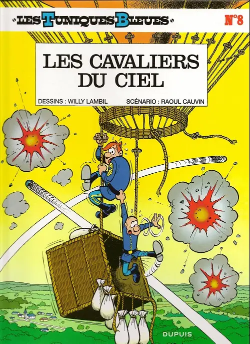 Couverture de l'album Les Tuniques Bleues Tome 8 Les cavaliers du ciel