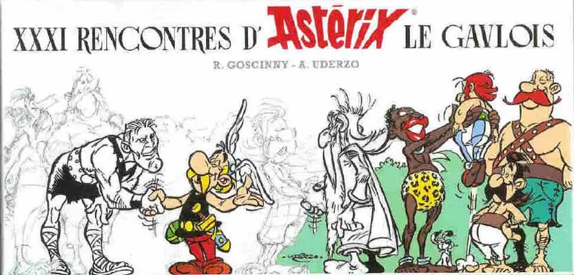 Couverture de l'album XXXI rencontres d'Astérix le Gaulois