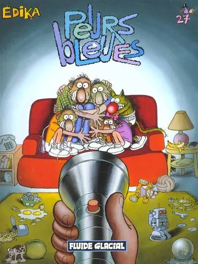 Couverture de l'album Édika Tome 27 Peurs bleues