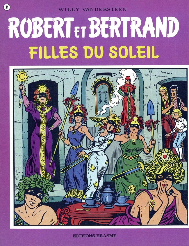 Couverture de l'album Robert et Bertrand Tome 34 Filles du soleil