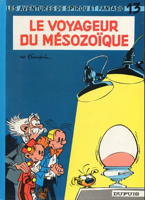 Couverture de l'album Spirou et Fantasio Tome 13 Le voyageur du mézozoïque