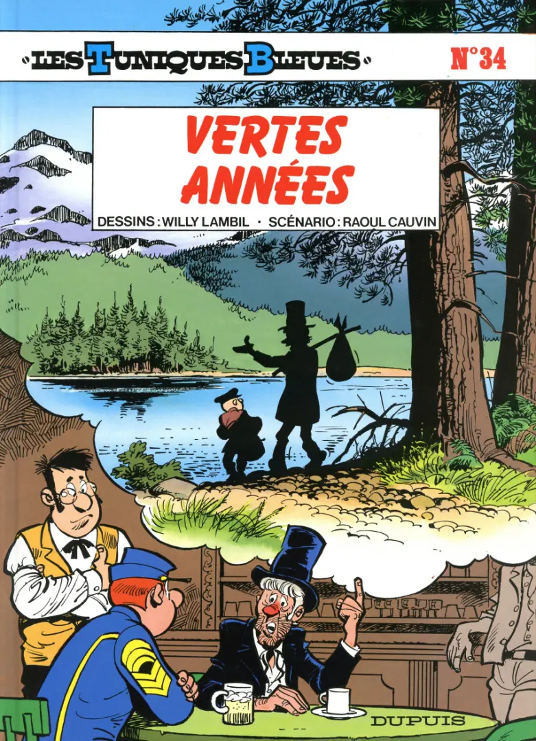 Couverture de l'album Les Tuniques Bleues Tome 34 Vertes années