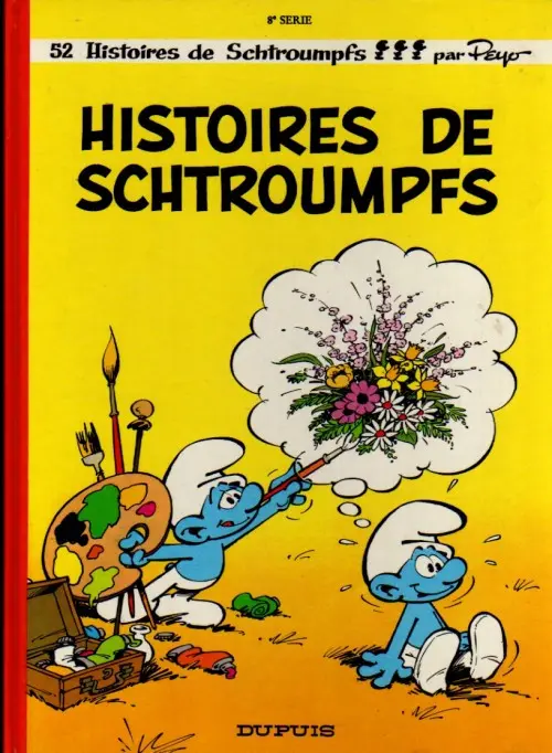 Couverture de l'album Les Schtroumpfs Tome 8 Histoires de Schtroumpfs