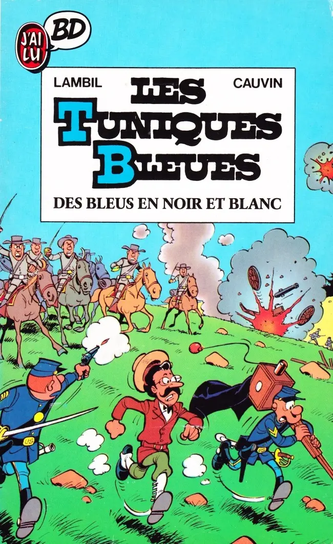 Couverture de l'album Les Tuniques Bleues Tome 11 Des bleus en noir et blanc