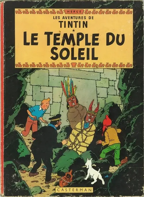 Couverture de l'album Tintin Tome 14 Le temple du soleil