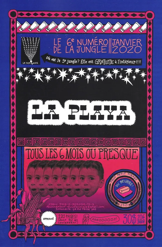 Couverture de l'album La Jungle N° 6 Continue de te beurrer la face avec du caramel, man, qu'est-ce