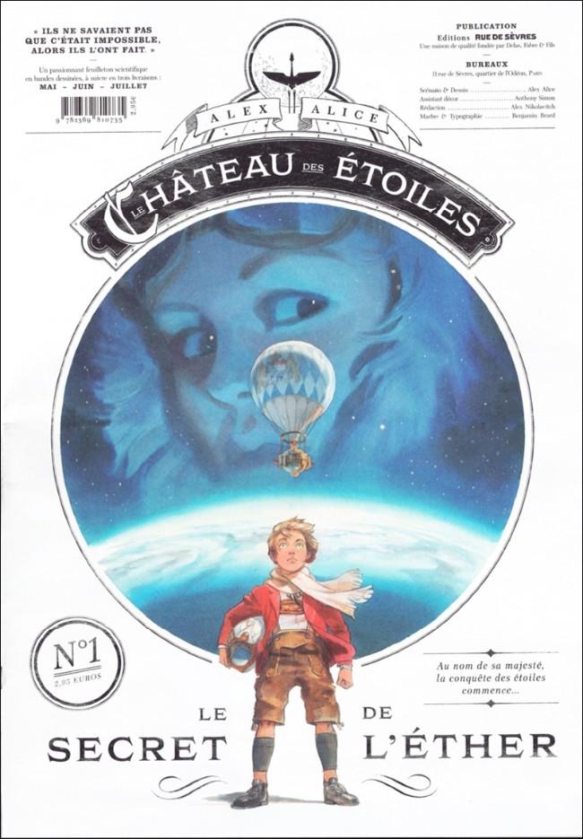 Couverture de l'album Le Château des étoiles N° 1 Le Secret de l'éther