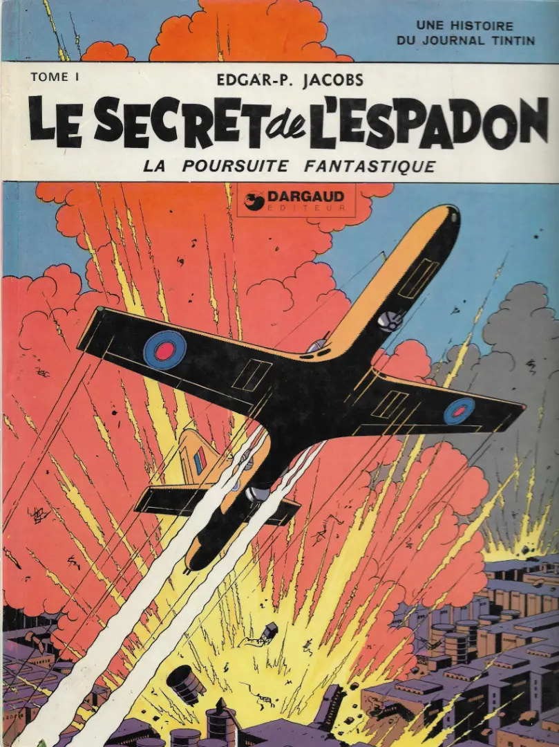 Couverture de l'album Blake et Mortimer Tome 1 Le secret de l'espadon