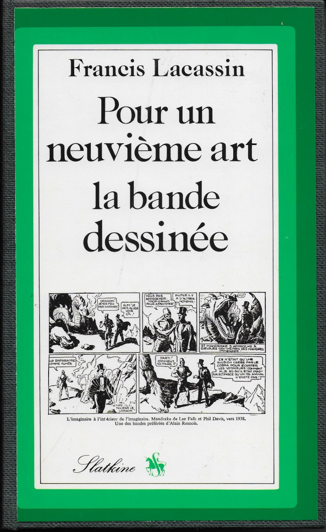 Couverture de l'album Pour un neuvième art : la bande dessinée