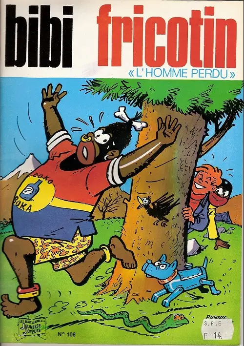Couverture de l'album Bibi Fricotin 2e Série - Societé Parisienne d'Edition Tome 106 L'Homme perdu
