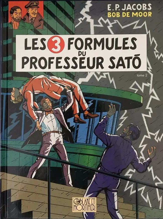 Couverture de l'album Blake et Mortimer Tome 12 Les 3 Formules du Professeur Satô - Tome 2