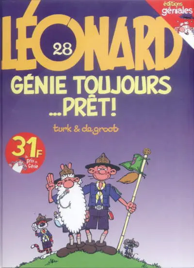 Couverture de l'album Léonard Tome 28 Génie toujours... prêt !