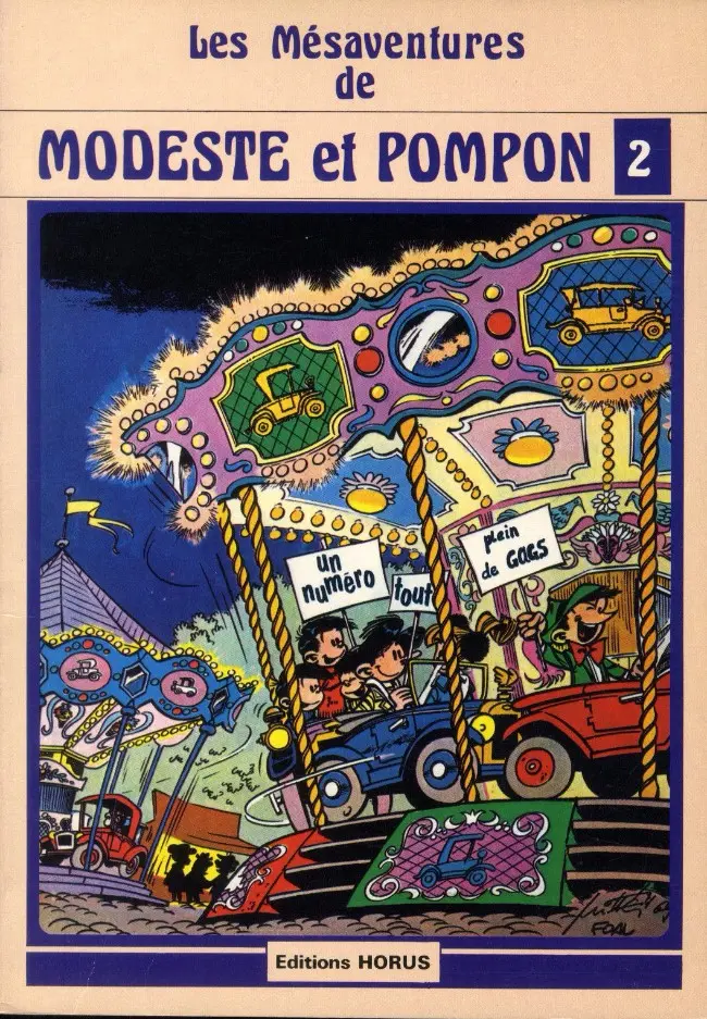 Couverture de l'album Modeste et Pompon Tome 2 Les mésaventures de Modeste et Pompon 2
