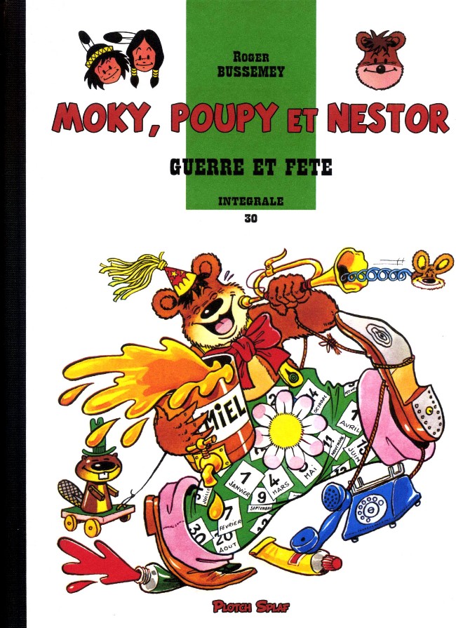 Couverture de l'album Moky, Poupy et Nestor Tome 30 Guerre et fête