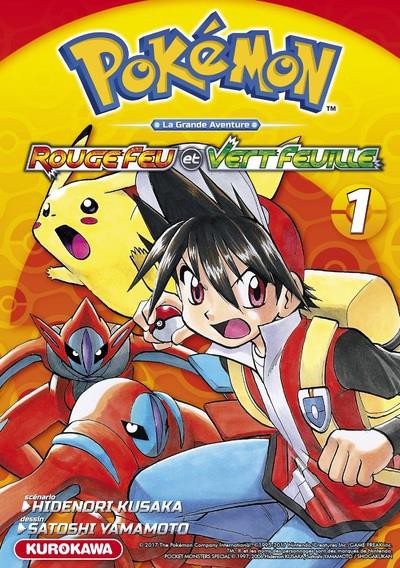 Couverture de l'album Pokémon - La grande aventure : Rouge feu et Vert feuille Tome 1