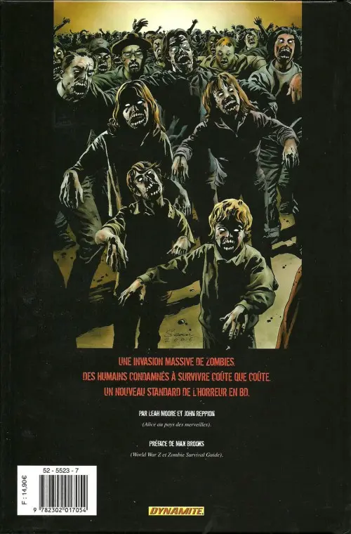 Verso de l'album Raise the dead Tome 1 Le Commencement de la fin