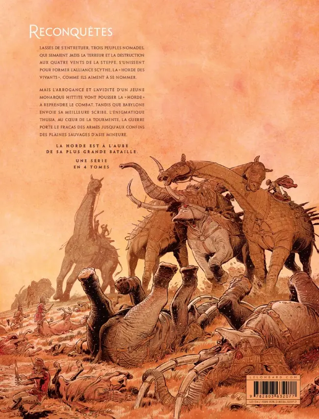 Verso de l'album Reconquêtes Tome 3 Le Sang des Scythes