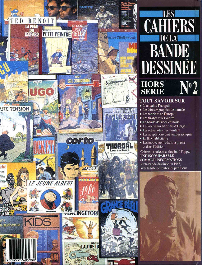 Verso de l'album L'Année de la Bande Dessinée 85-86